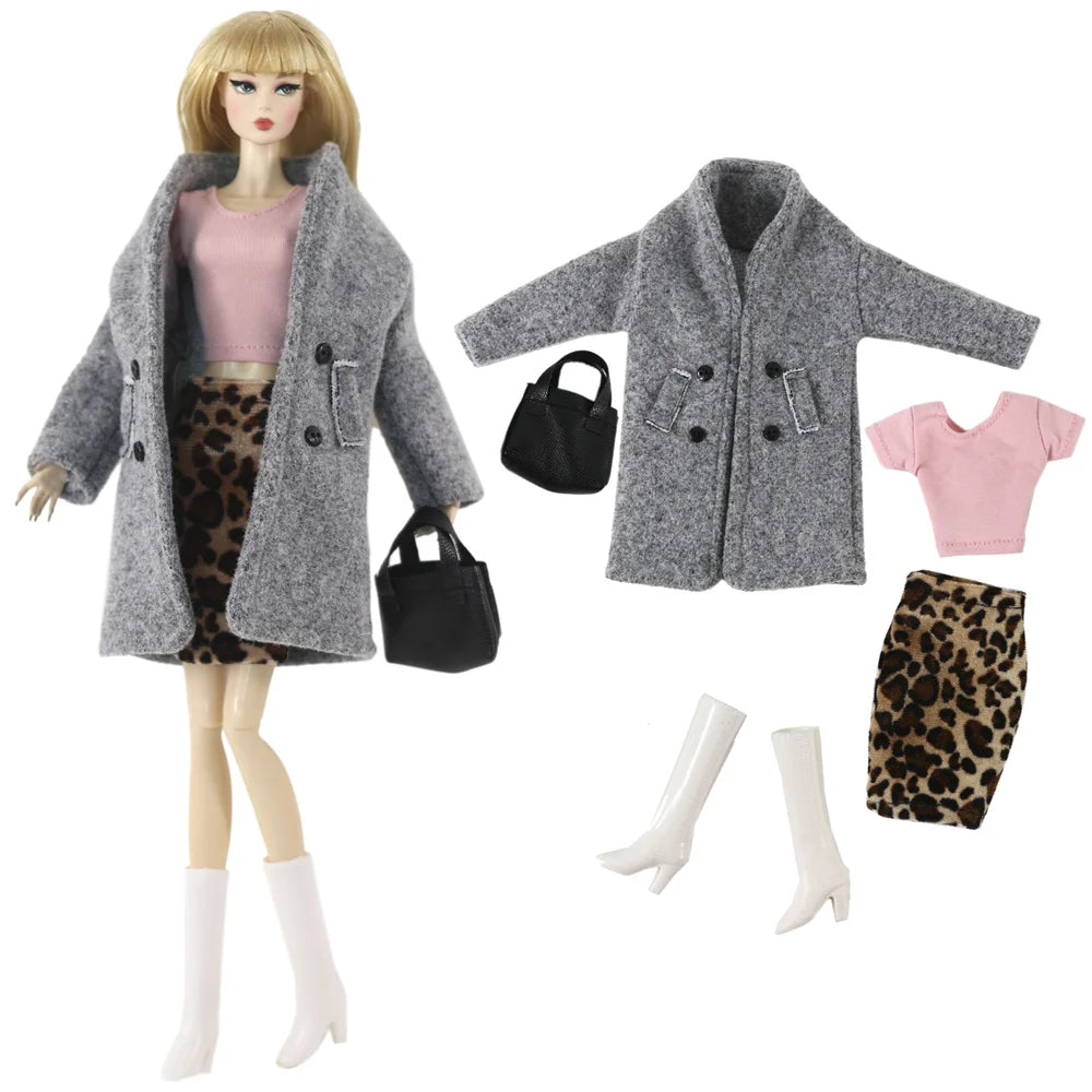 1:6 Scale Doll Clothes Set – Dress Outfit for 11.5-inch (30cm) Dolls, Multiple Styles for Girls’ Gifts