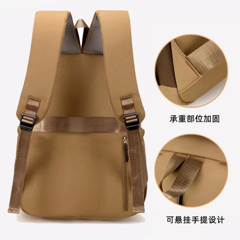 Kawaii Capybara School Backpack Set – Cute Girls Casual Daypack, Kids Bookbag & Travel School Bag Set