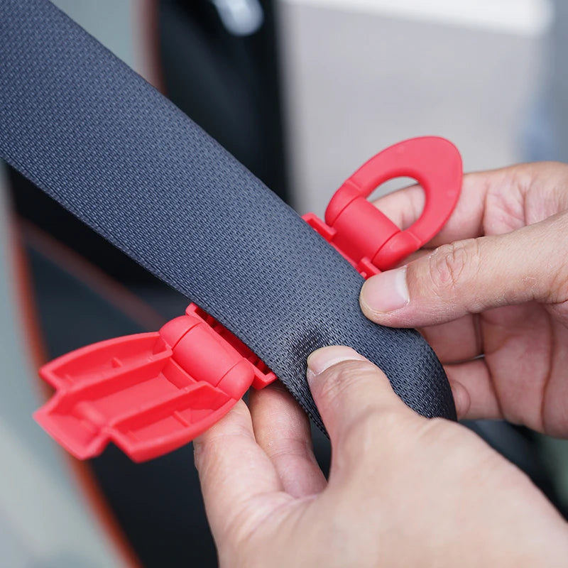 Car Seat Belt Buckle Clips - Shoulder & Neck Pressure Relief Seatbelt Adjuster (1-4 Pack)