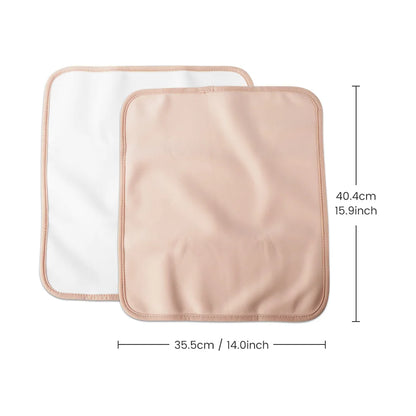 Reusable Castor Oil Pack Wrap - Organic Cotton with Adjustable Elastic Strap, Castor Oil Compress for Body Care