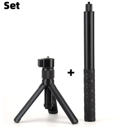 Bullet Time Rotating Tripod Handle - 360° Panoramic Camera Grip for Insta360 X5 X4 X3, DJI Osmo 360 & Action Camera Accessories