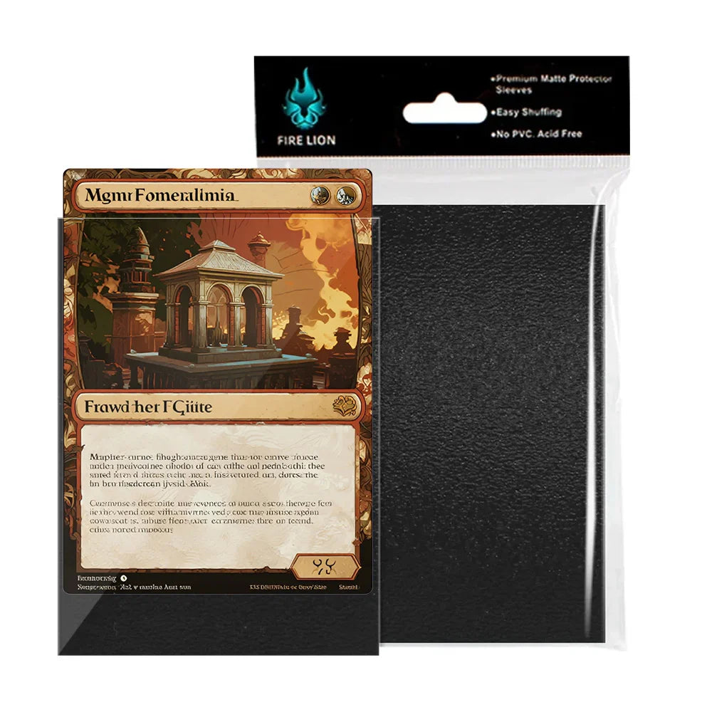 100Pcs 66×91mm Trading Card Sleeves - Soft Penny Sleeves for MTG, Yu-Gi-Oh! & Baseball Cards