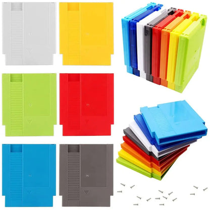 NES Game Cartridge Replacement Shell - Durable Plastic Protective Game Card Case Cover