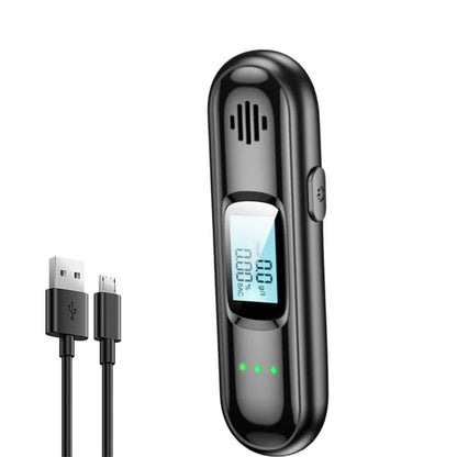 Non-Contact Digital Alcohol Tester - LED Display Breathalyzer Meter for Accurate Alcohol Detection