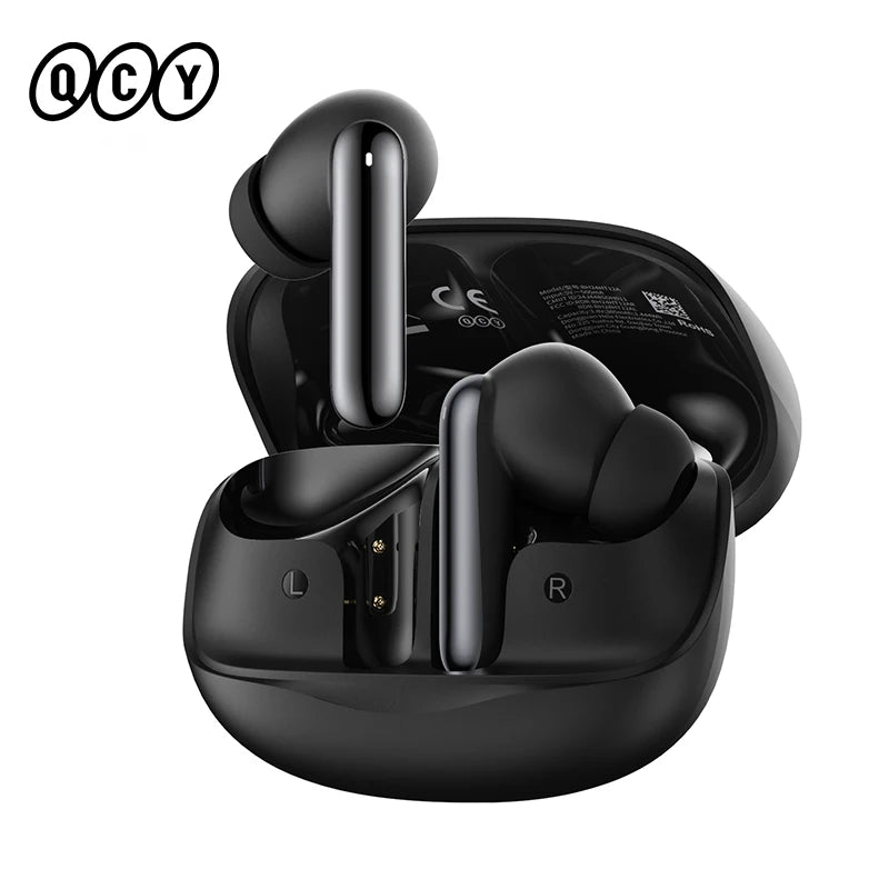 QCY Melobuds N50 Wireless Earphones – Bluetooth 5.4, ANC, 6-Mic Clear Call, Multipoint Connection Earbuds