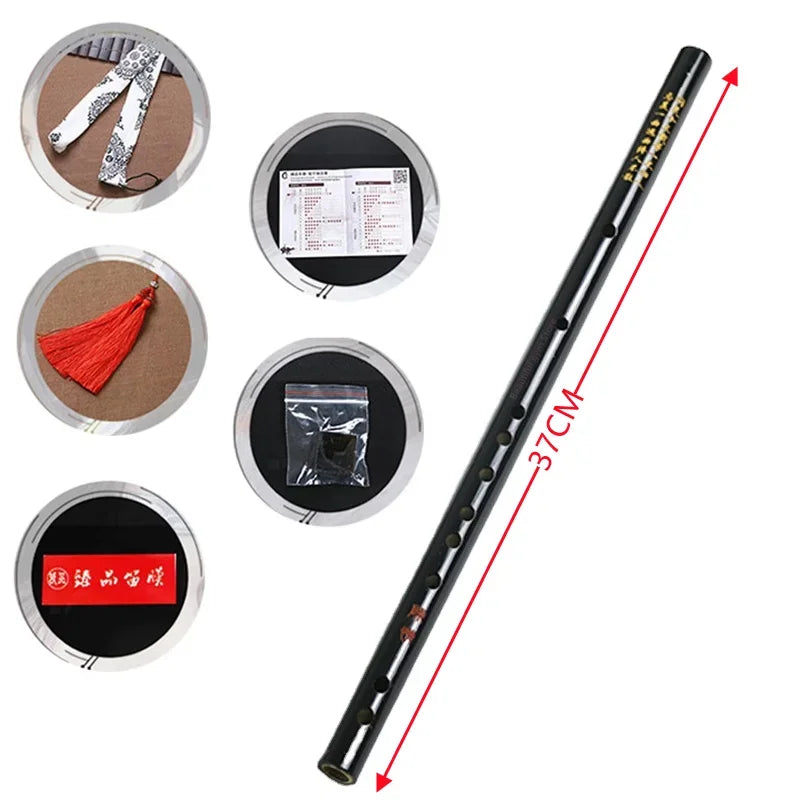 Anime Mo Dao Zu Shi Cosplay Accessories – Wei Wuxian Flute Chinese Dizi Transversal Flauta Traditional Musical Instrument