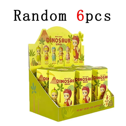 Dinosaur and Candy Mini Mystery Box – Cute Cartoon Collectible Figurines for Car Decor, Birthdays, and Gifts