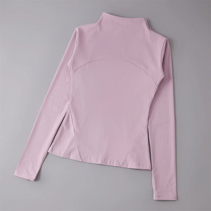 Women’s Yoga Windbreaker Jacket – Long Sleeve Sports Sweatshirt Running Workout Top Activewear Gym Sportswear