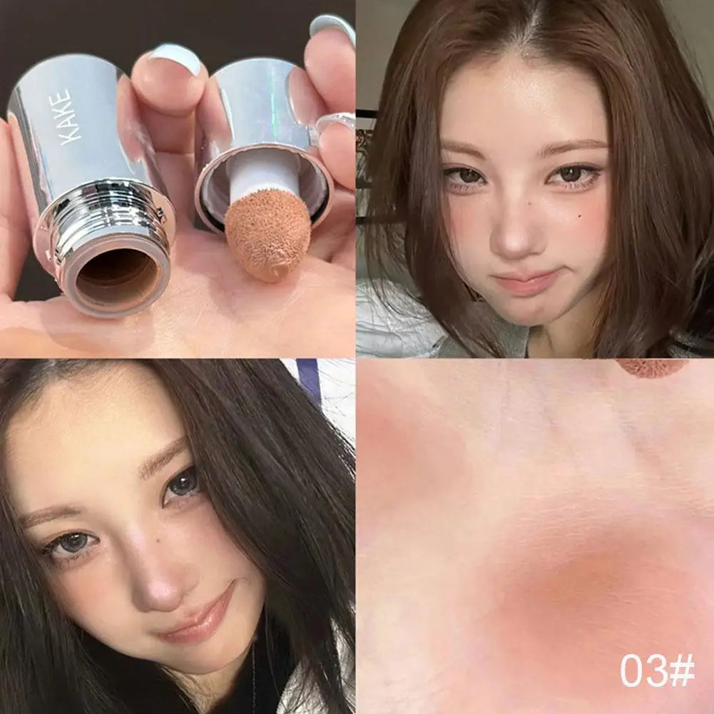 Velvet Liquid Blush - Matte Sponge Applicator for Natural Long-Lasting Cheek Color & Contour