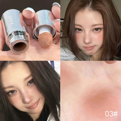 Velvet Liquid Blush - Matte Sponge Applicator for Natural Long-Lasting Cheek Color & Contour