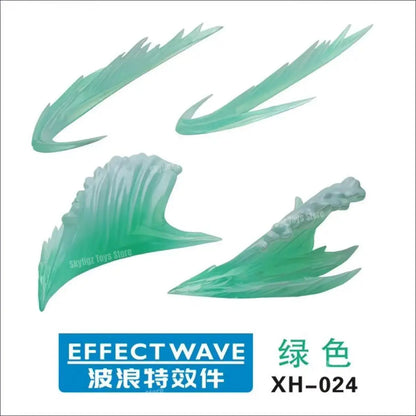 Whirlwind Flame & Ice Special Effects Model Stand — Luffy Figure DIY Accessories Movable Display Base