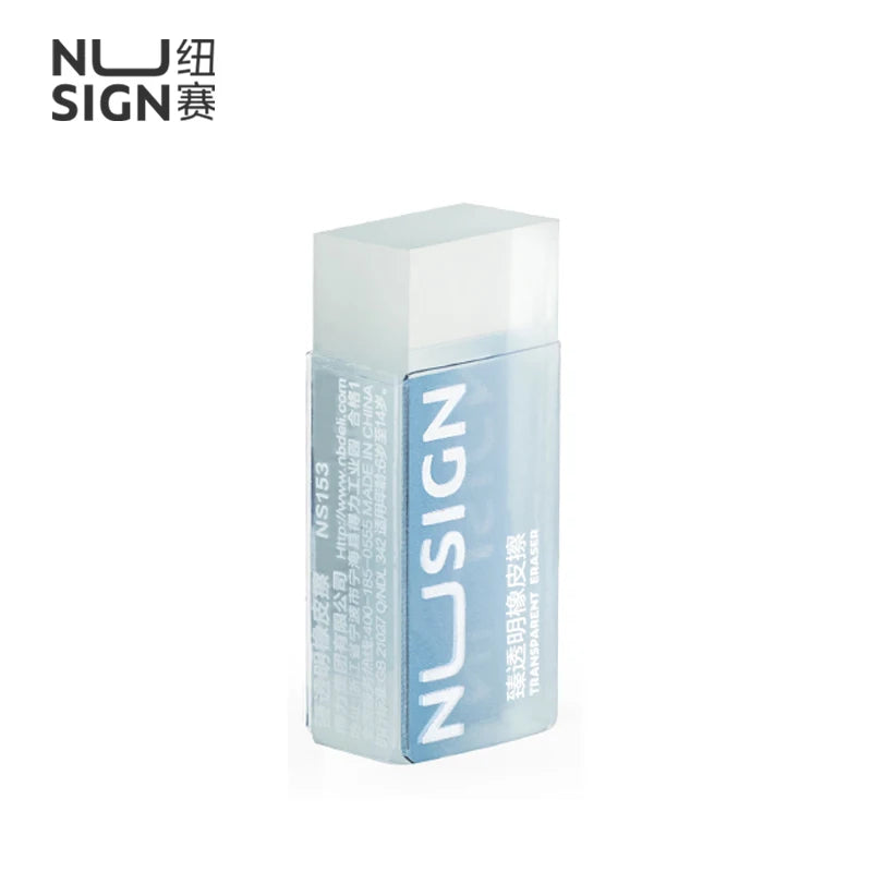 NUSIGN 2B Soft Rubber Pencil Eraser – Art Sketching, Exam & Writing Correction Eraser for Students & School Stationery Supplies