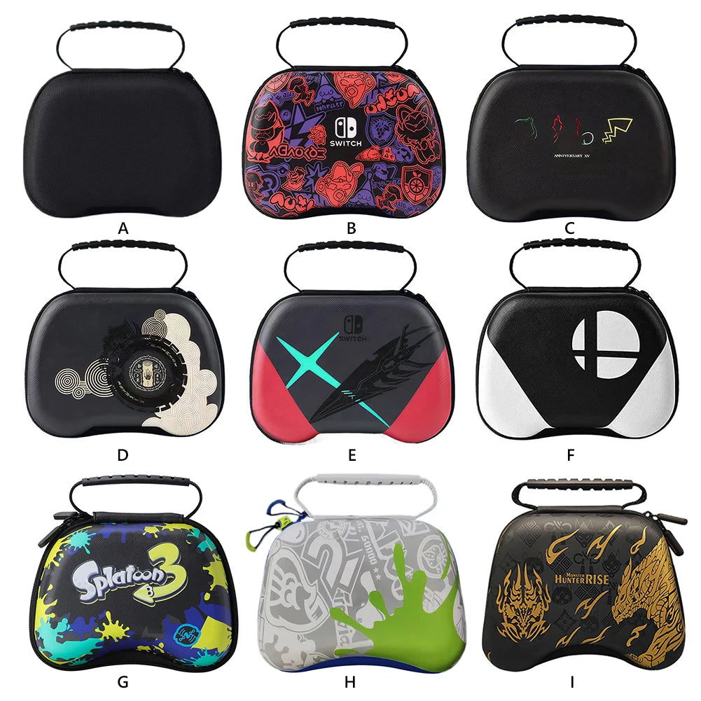 Carrying Case for Xbox ONE S/X - EVA Portable Storage Bag with Handle, Shockproof Protective Case for PS5/PS4/PS3 & NS Switch Pro
