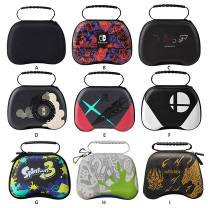 Carrying Case for Xbox ONE S/X - EVA Portable Storage Bag with Handle, Shockproof Protective Case for PS5/PS4/PS3 & NS Switch Pro