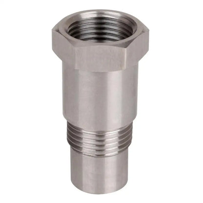 Universal Extension Filter Oxygen O2 Sensor Connector – Steel Thread Adapter Extender Spacer, 1.5 Stainless L0L3