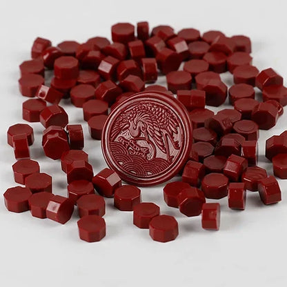 100Pc Retro Sealing Wax Beads – Seal Stamp for Wedding & Birthday Invitations, DIY Scrapbook Decoration & Crafting