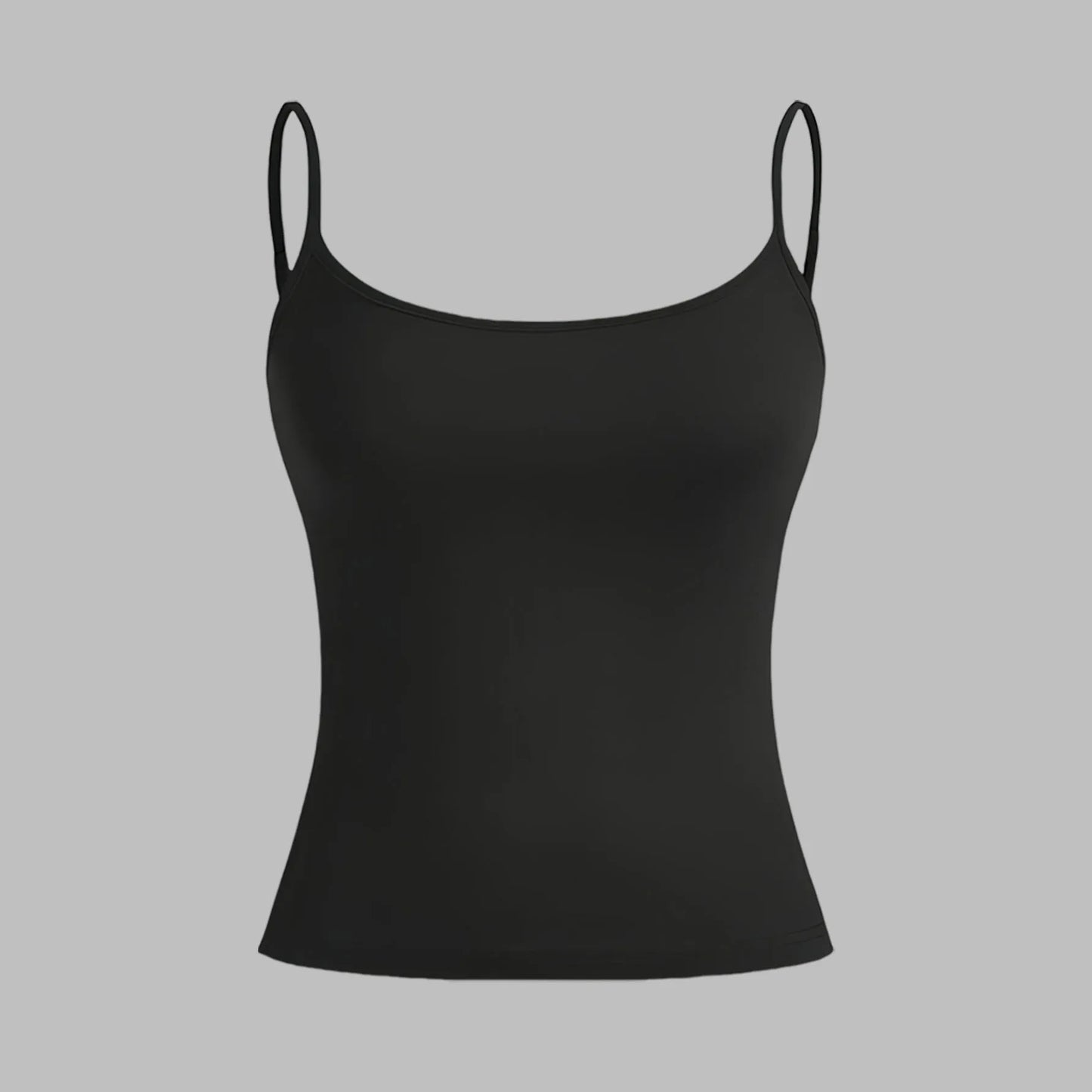 Women’s Slim Strap Tank Top – Breathable Summer Sleeveless Casual Top