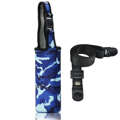 Universal Water Bottle Cooler Bag - Insulated High Capacity Pouch for Outdoor Travel, Camping & Hiking