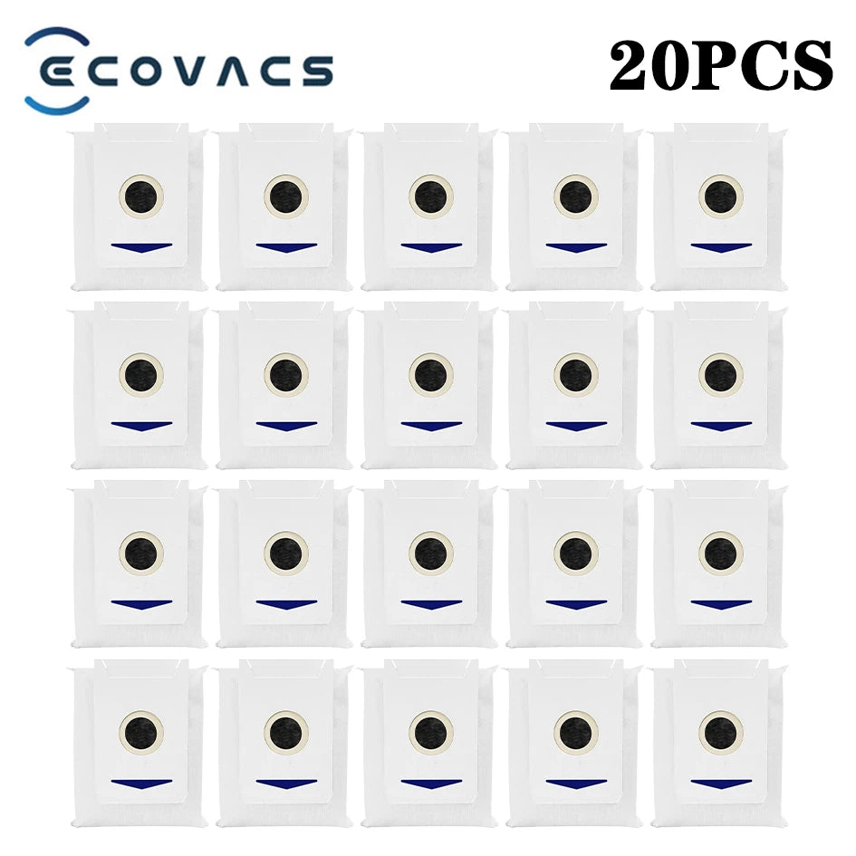 Ecovacs Deebot T30 Pro Omni / YEEDI M12 Pro+ Parts – Roller Brush, Side Brush, HEPA Filter, Dust Bag, Mop Cloth & Bracket