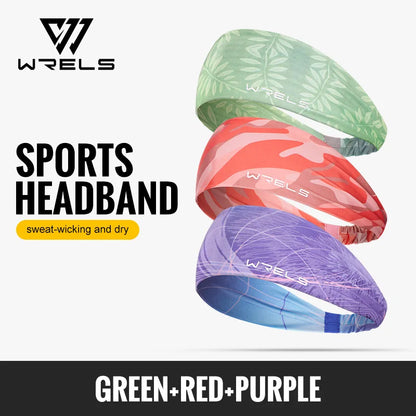 WRELS Moisture-Wicking Sports Headband – Breathable Non-Slip Sweatband for Running, Gym & Fitness (Men & Women)