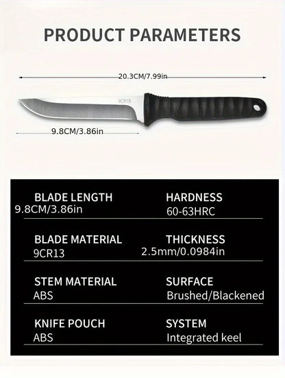 High Hardness Outdoor Survival Knife: Self-Defense Swiss Army Knife - Portable Mountaineering Tool for Camping & Hiking