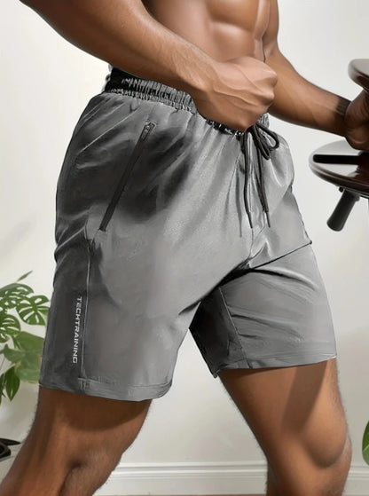 Men’s Summer Sports Shorts – Quick-Dry Breathable Gym, Running & Cycling Bottoms with Drawstring Waist, Casual Workout Outfit