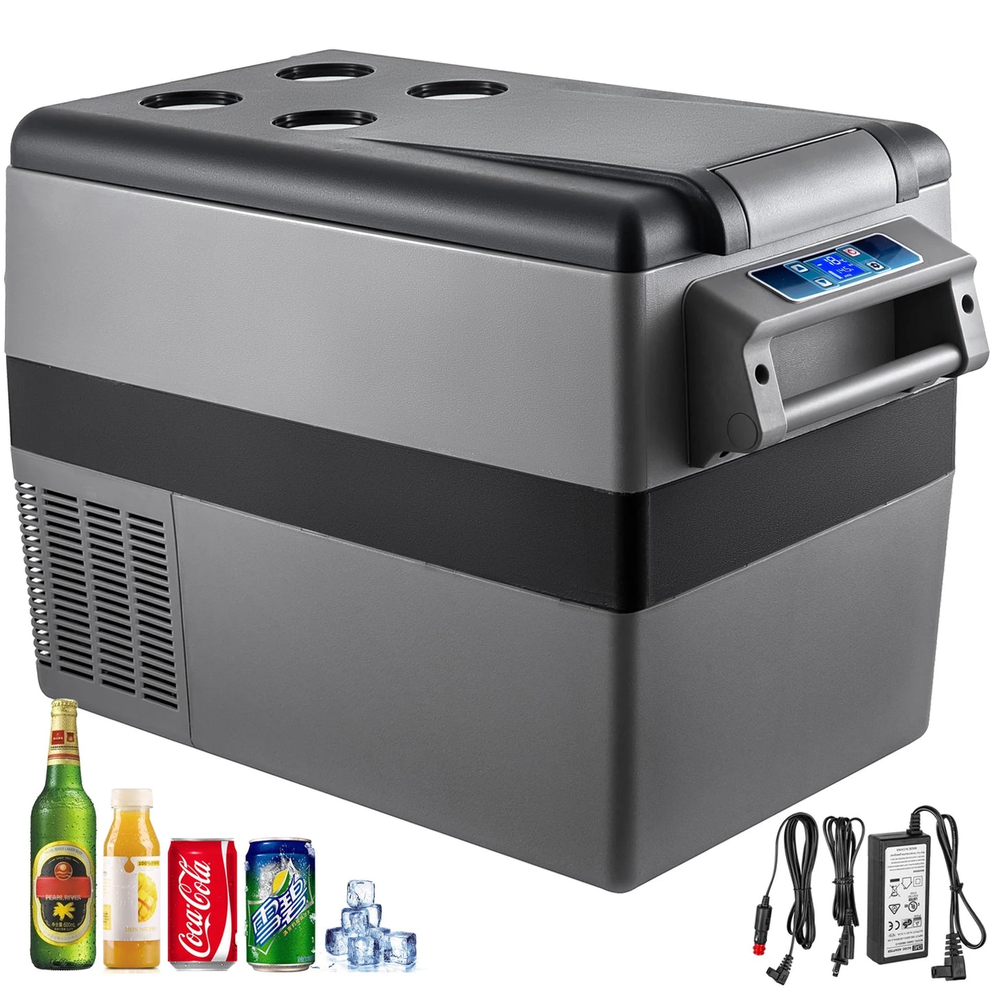 SucceBuy Portable Car Refrigerator - 20L-55L Compressor Cooler Freezer for Camping, Travel & Outdoor Use