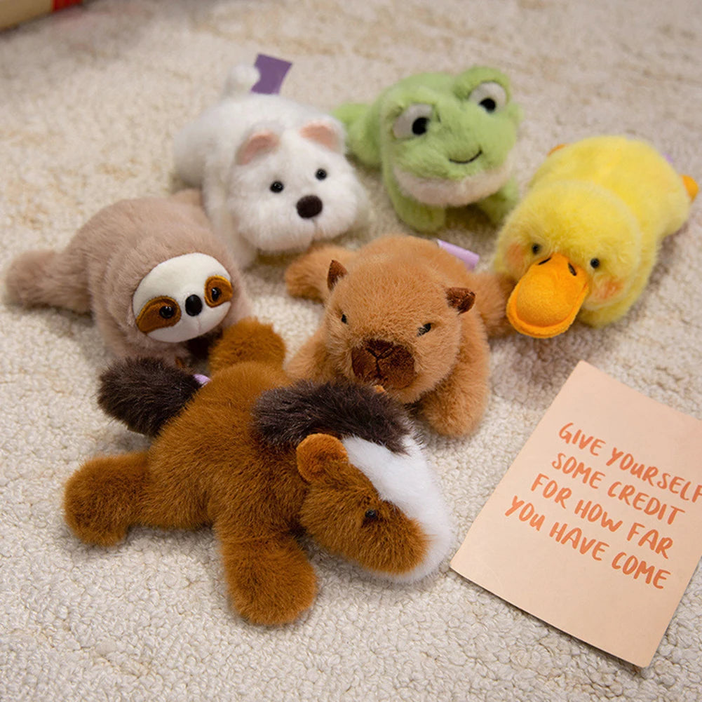 Cartoon Plush Refrigerator Magnet - Cute Animal Magnetic Decor for Car Dashboard, Lockers & Home