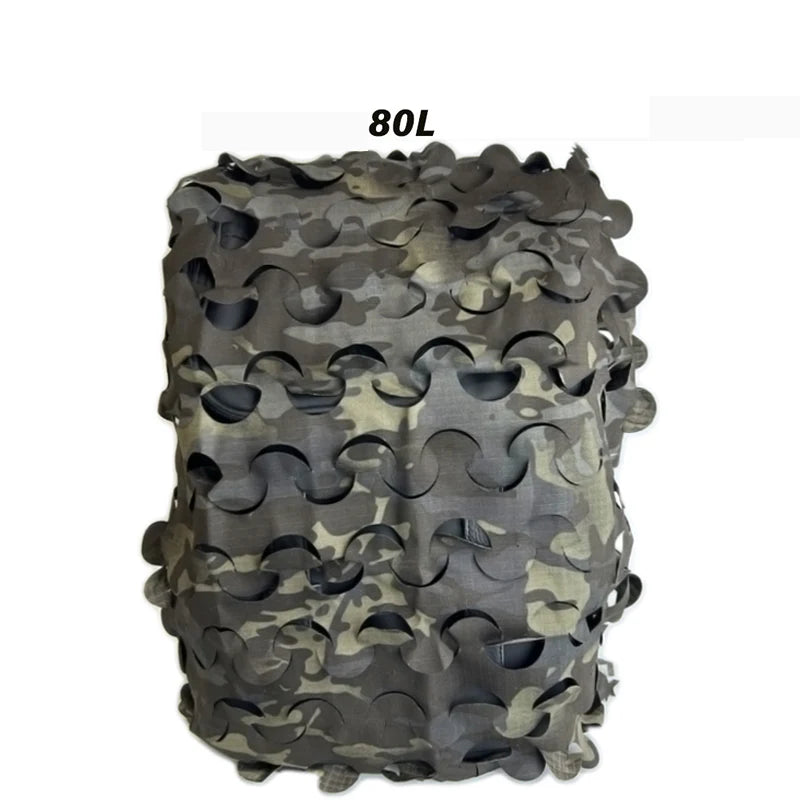 3D Camo Backpack Cover - Laser Cut Camouflage Hunting Bag Cover for 60L/80L Packs, Paintball & Outdoor Gear