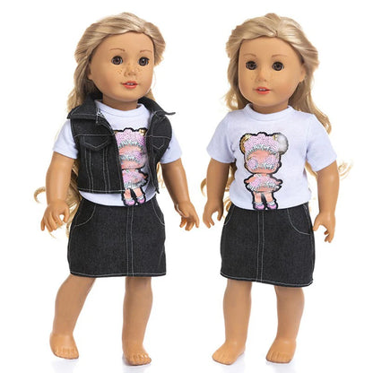 18" American Doll Clothes Set — Jacket and Pants Outfit for Baby Dolls