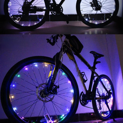 Bicycle Hot Wheel Lights - Mountain Bike Frame and Spoke Decoration Lights for Night Riding