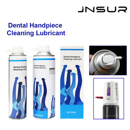Dental Handpiece Cleaning Lubricant Spray – 300/550ml Oil for Handpiece Maintenance & Dentistry Lab Supply