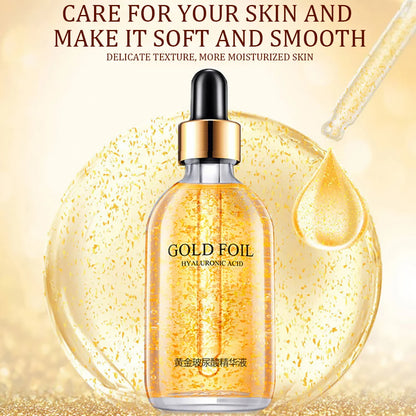 24K Gold Hyaluronic Acid Face Serum – Anti-Aging, Collagen Boosting & Whitening Skin Care Essence – 100ml