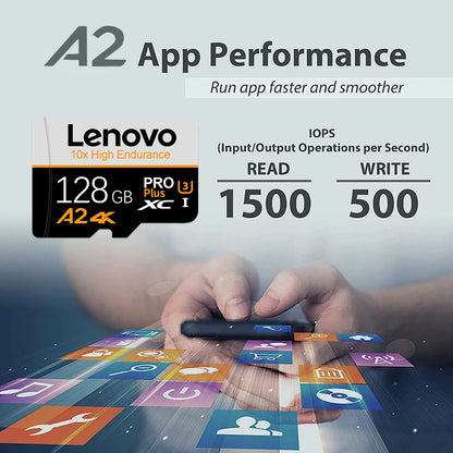 Original Lenovo Micro SD Card – 1TB, 2TB, 512GB, 128GB High-Speed TF Card V30 U3 for Tablet, PS4, Switch & PC
