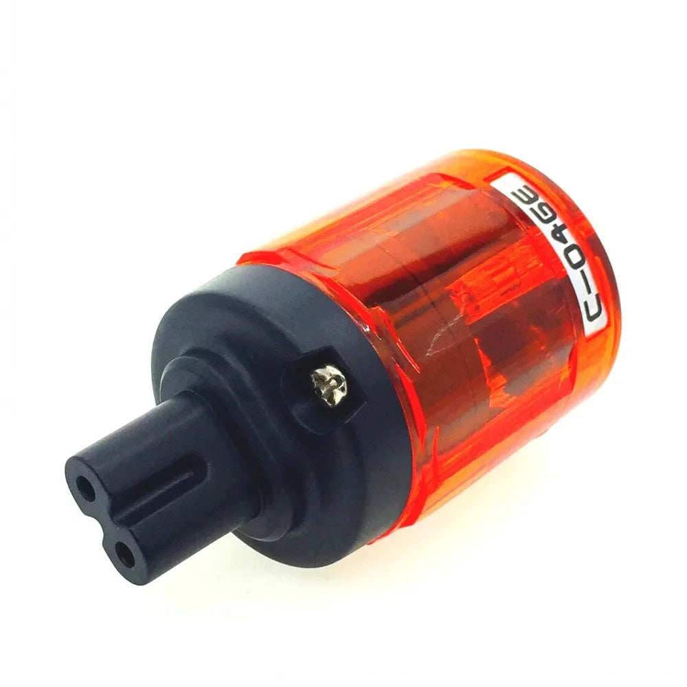 HiFi IEC Power Connector - Oyaide Rhodium & Gold Plated Copper C7 Mains Plug C-079 C-037 C-004 C-029 Female Socket