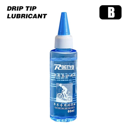 60ML Bicycle Chain Lubricant – Long Lasting Dry Lube Oil for MTB & Road Bike Chain Maintenance, Waxy Formula