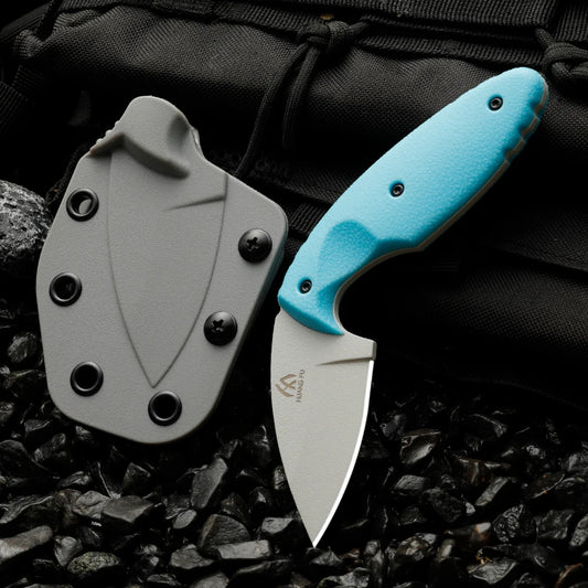 Fixed Blade Outdoor Survival Knife - Portable Camping Emergency Knife for Adventure & Survival