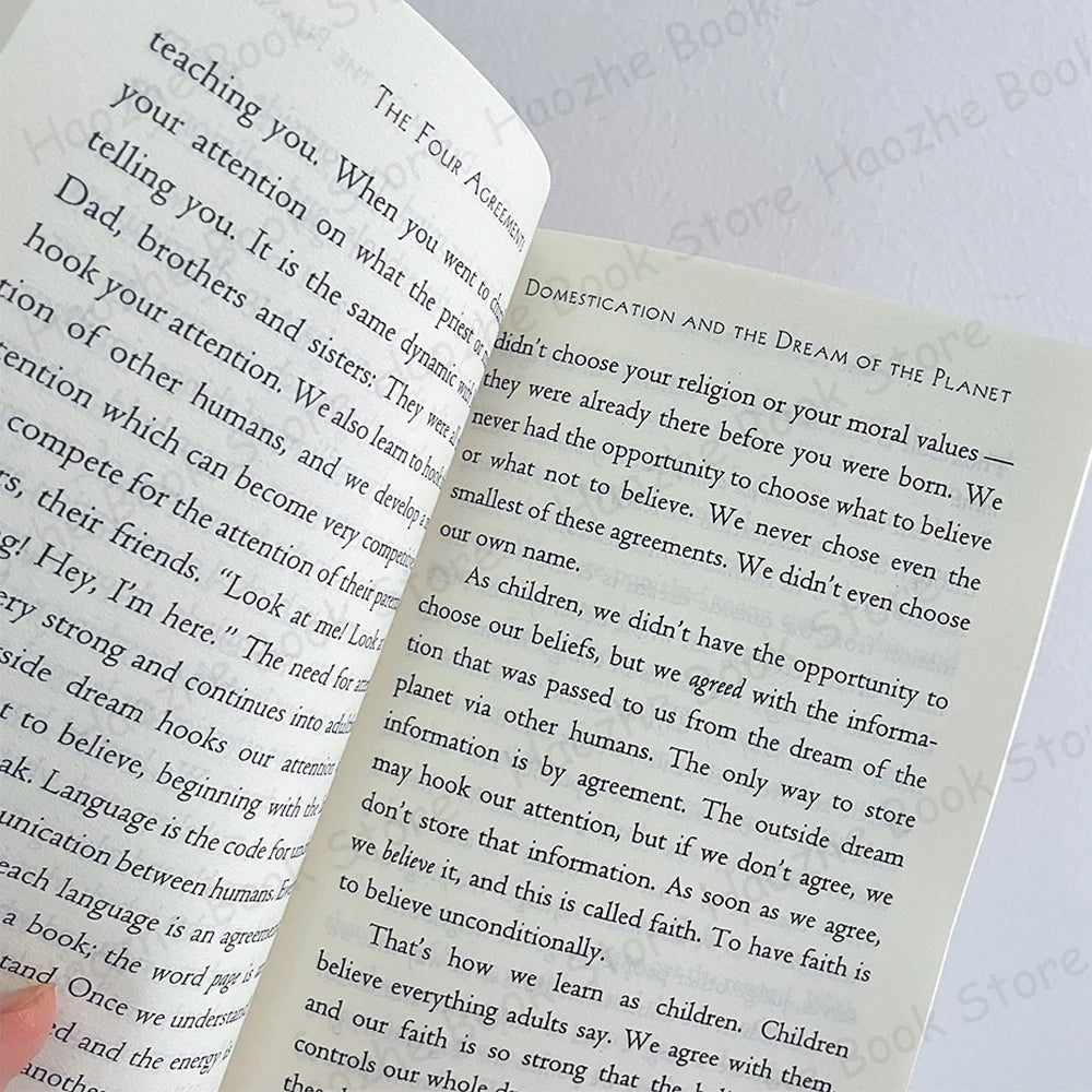The Four Agreements: A Practical Guide to Personal Freedom by Don Miguel Ruiz – Success & Self-Help Paperback Book