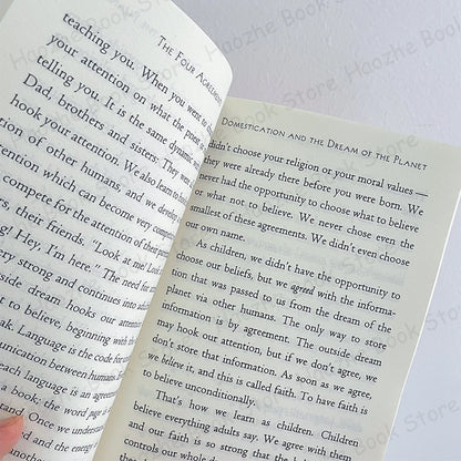 The Four Agreements: A Practical Guide to Personal Freedom by Don Miguel Ruiz – Success & Self-Help Paperback Book