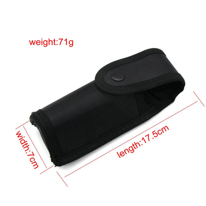 Tactical Duty Pouch - MOLLE Handcuff, Flashlight, Baton & Walkie Talkie Holder Case