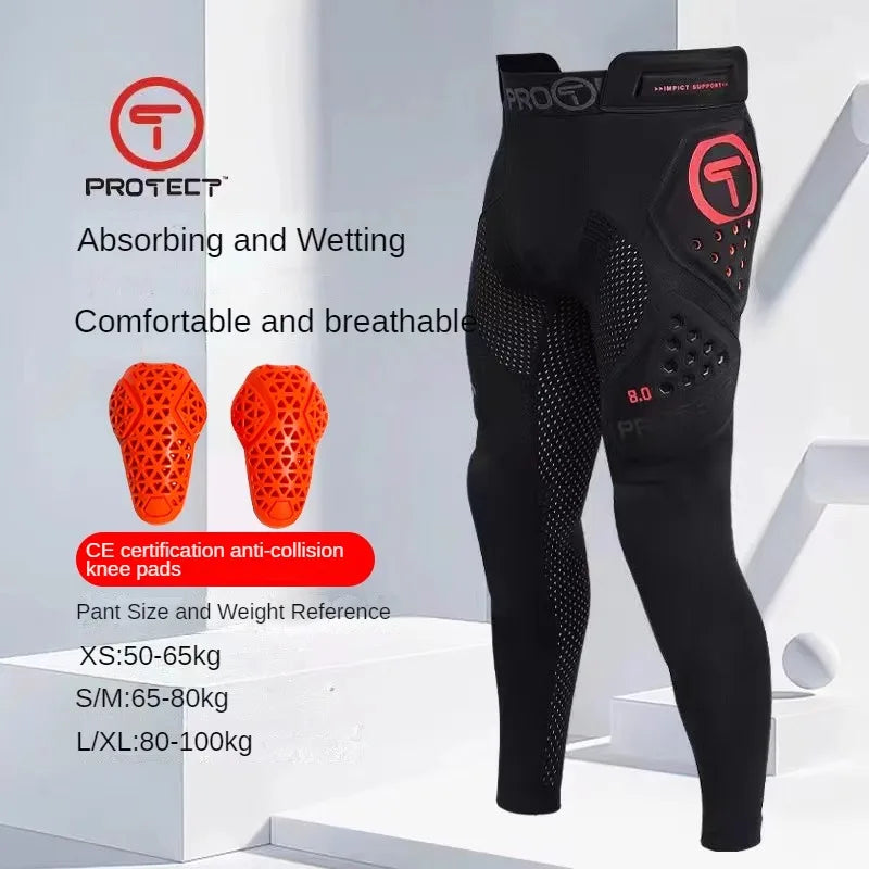 T Brand Motorcycle Racing Pants – Off-Road Hip Protection Anti-Drop Pants for Outdoor Riding & Track