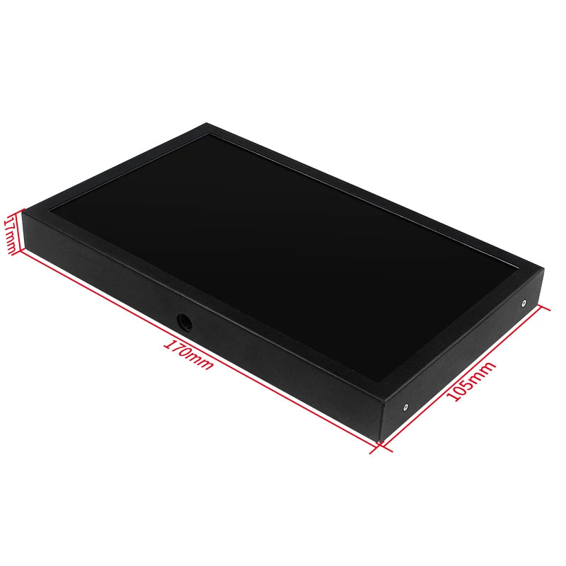 7-Inch Portable IPS Display — 1024x600 LCD with HDMI, VGA, AV Input & Type-C Power for PC, Laptop, Camera, TV Box & DVD Screen