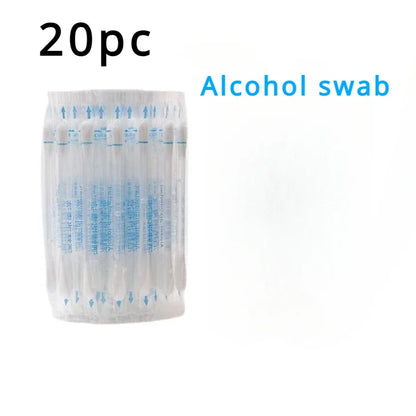 50/100-Piece Disposable Alcohol and Iodine Cotton Swabs – Portable Cleaning Sticks for Skin Care, Hygiene, and First Aid