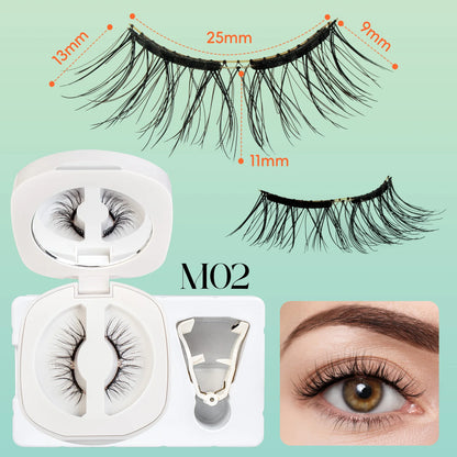 VYRILA Soft Magnetic Eyelashes Reusable No Glue 3D Natural Look Magnetic Lashes Kit Easy Apply Eye Makeup
