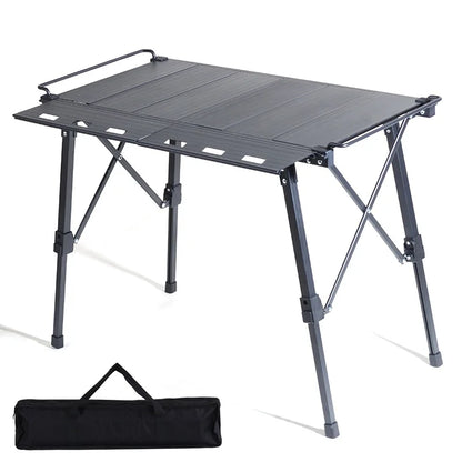 Lohascamping Folding IGT Table – Lightweight Portable Roll-Up Table with Adjustable Legs for Camping, BBQ & Outdoor Cooking