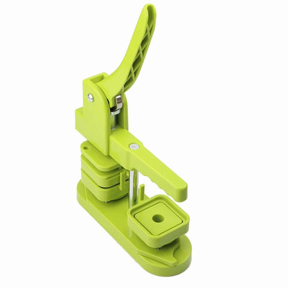 50x50mm Square Badge Press Machine - Rotating Manual for Refrigerator Magnets, Business Gifts, Home & Office Use