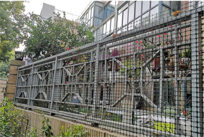 Black Plastic Leakproof Mesh Net – Garden Safety Fence for Cats, Pets, Chickens, Ducks, Balcony & Stair Protection