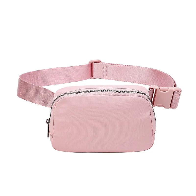 2025 Fashion Yoga Waist Bag – Metal Logo Sports & Mobile Bag for Unisex Fitness, Running & Women’s Gift
