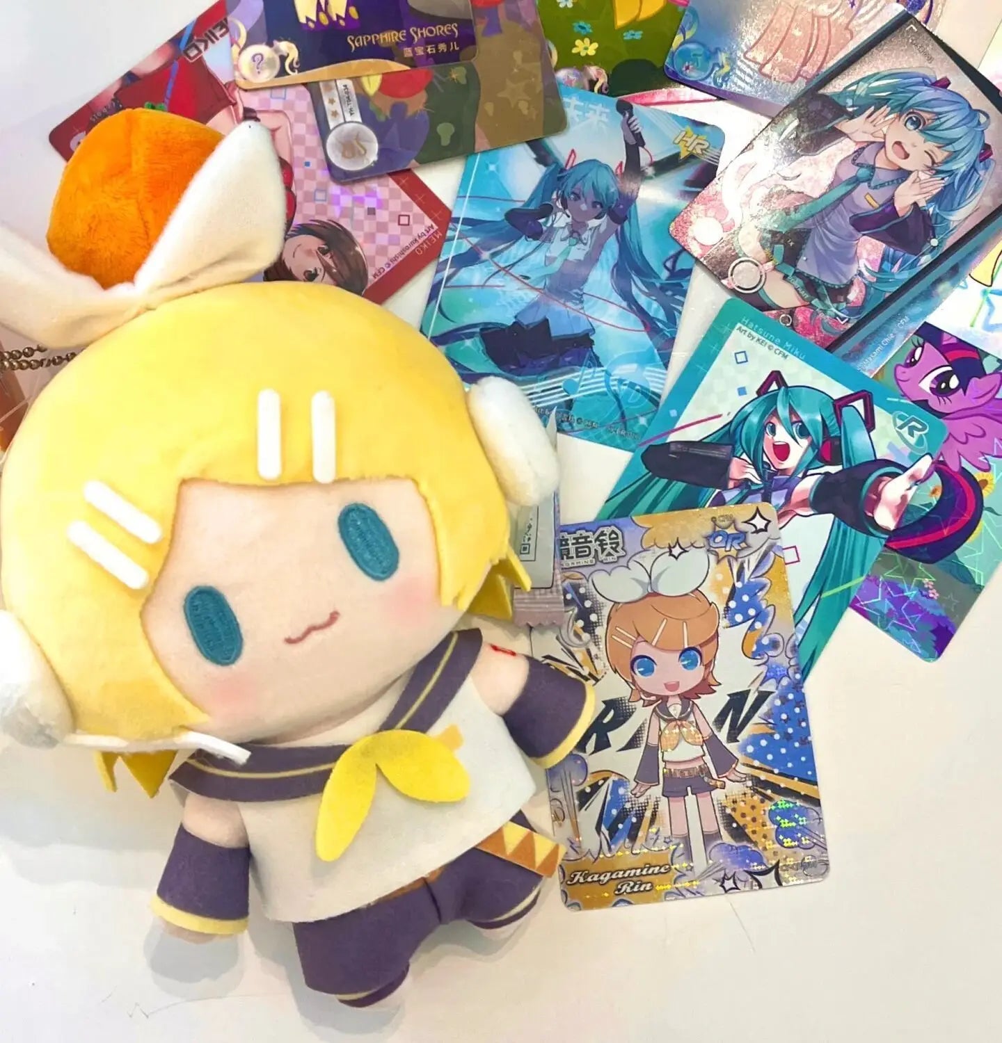 15cm Hatsune Miku Plush Toy – Kawaii Kagamine Len & Rin Stuffed Doll Collection, Perfect Kid Gift Ornament