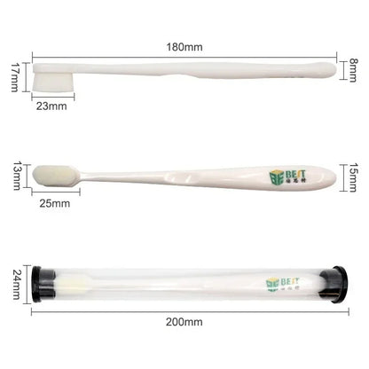 BST-82 PBT Fiber Cleaning Brush – IC Glue Removal and Polishing Tool for PCB, BGA, and Mobile Phone Motherboard Repair